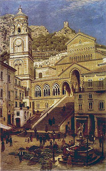 Aleksander Gierymski Amalfi Cathedral oil painting image